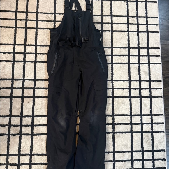 686 Other - 686 GLCR Project Insulated Snow Bib Pants Men L Black Skiing Snowboarding